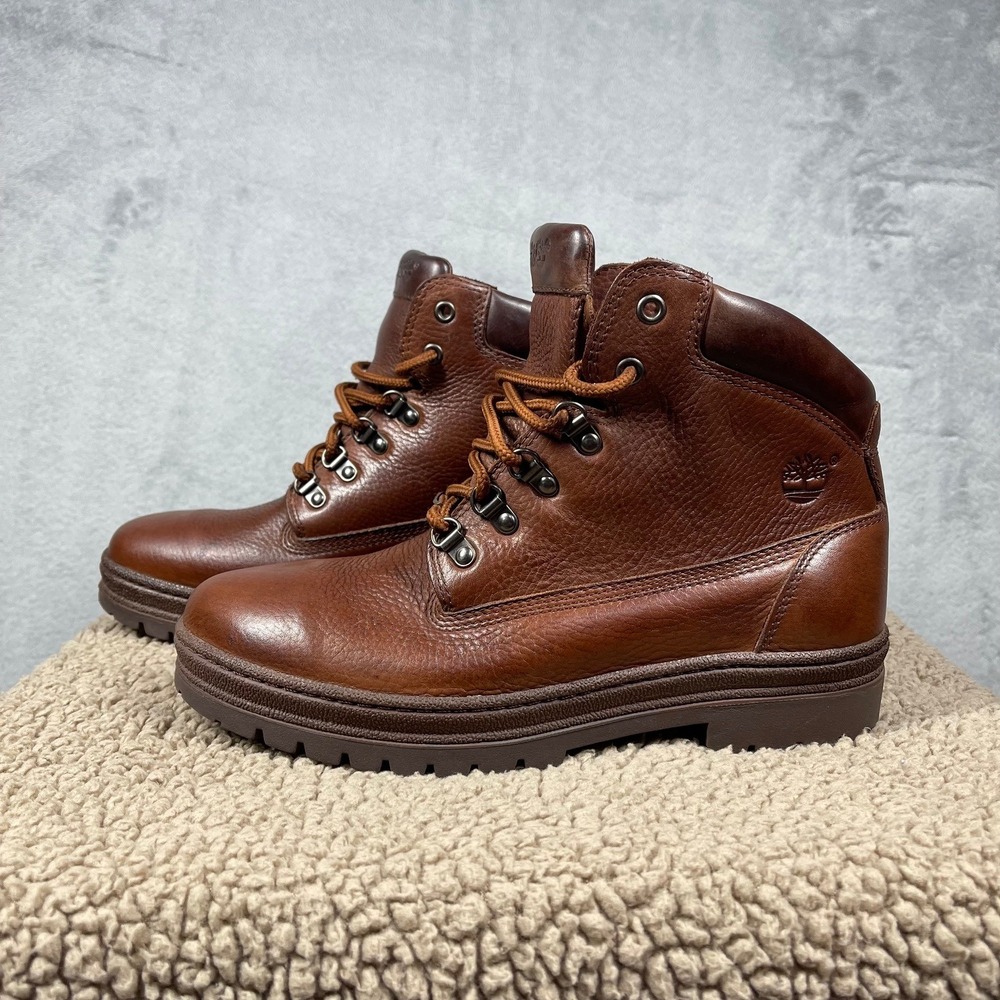 Timberland Gore-Tex Boots Mens 9.5 Brown Leather Waterproof Hiking 62031